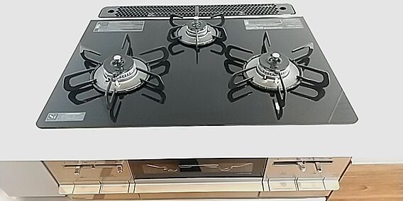 3口コンロで料...