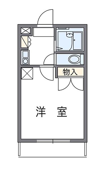 レオパレス　WITH-A　（ウィズA） ｜大阪府羽曳野市碓井３丁目(賃貸アパート1K・3階・23.20㎡)の写真 その4