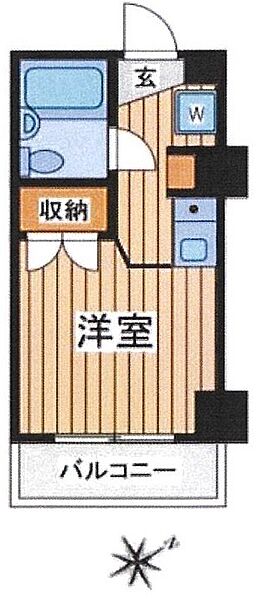 アーバンプラザ相模原 207｜神奈川県相模原市中央区相模原６丁目(賃貸マンション1R・2階・17.07㎡)の写真 その2