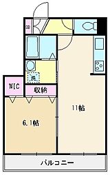 間取図画像 1LDK