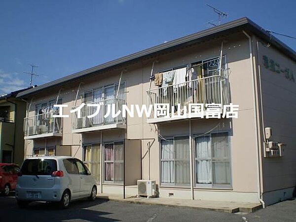 岡山県岡山市中区赤田(賃貸アパート2DK・1階・30.59㎡)の写真 その1