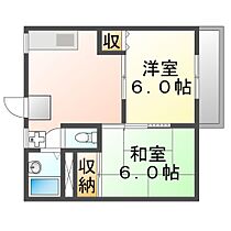 広島県福山市引野町４丁目（賃貸アパート2DK・2階・35.00㎡） その2