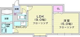 北海道札幌市北区屯田十一条3丁目（賃貸アパート1LDK・1階・31.39㎡） その2