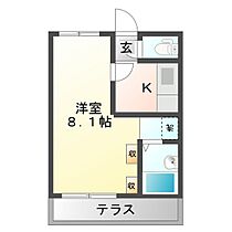 江戸橋ハイツ 105 ｜ 三重県津市江戸橋2丁目（賃貸アパート1K・1階・29.00㎡） その2