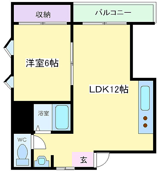 大阪府大阪市住吉区東粉浜３丁目(賃貸マンション1LDK・5階・37.00㎡)の写真 その2