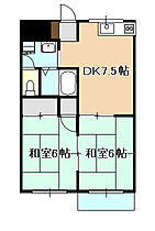 岡山県岡山市東区広谷（賃貸マンション2DK・1階・44.70㎡） その2