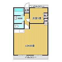 群馬県館林市緑町2丁目（賃貸マンション1LDK・2階・58.00㎡） その2