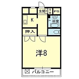 間取図画像 1DK