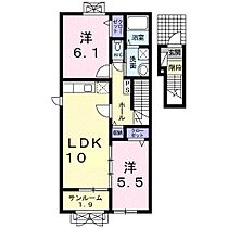 ルミエール正明寺  ｜ 京都府福知山市字正明寺（賃貸アパート2LDK・2階・57.01㎡） その2