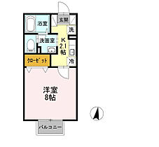 メゾンソレイユ 207 ｜ 大分県中津市蛭子町３丁目53（賃貸アパート1K・2階・26.71㎡） その2