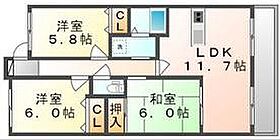 香川県高松市今里町２丁目（賃貸マンション3LDK・2階・72.53㎡） その2