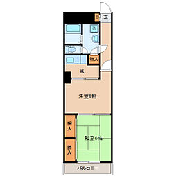 セントラルハイツ 2Kの間取図画像