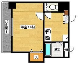 オリジンコアビル 502 ｜ 福岡県北九州市小倉北区木町4丁目3-12（賃貸マンション1K・5階・25.00㎡） その2