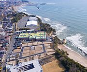 現地上空からの写真.2022年4月撮影