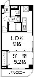 コーポ下北沢 1LDKの間取図画像