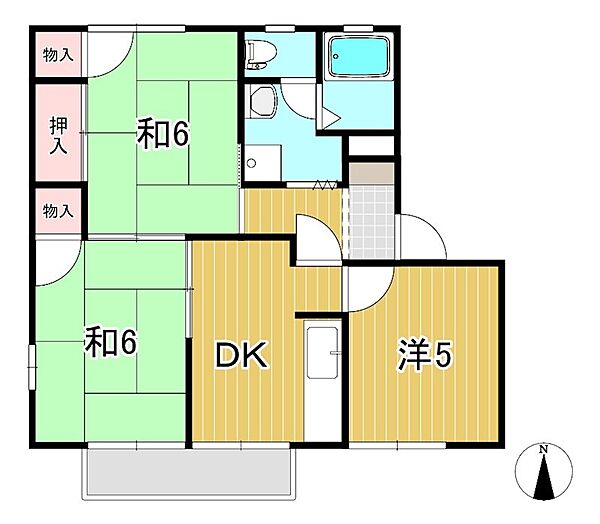 ファミールメゾンドB 102｜茨城県日立市東金沢町４丁目(賃貸アパート3DK・1階・50.81㎡)の写真 その2