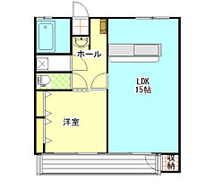 多賀ビル 503 ｜ 茨城県日立市多賀町３丁目1-20（賃貸アパート1LDK・4階・53.00㎡） その2