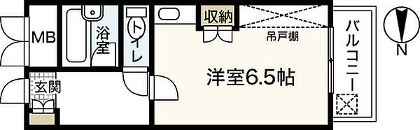 ハイソサエティ宝町 ｜広島県広島市中区宝町(賃貸マンション1R・2階・20.06㎡)の写真 その2