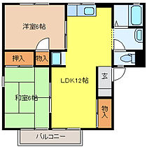 ローゼンハイム A201 ｜ 兵庫県高砂市曽根町2538-1（賃貸アパート2LDK・2階・53.00㎡） その2