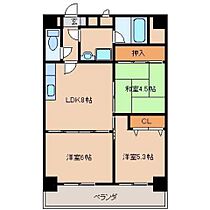 福岡県久留米市中央町27-10（賃貸マンション3LDK・4階・53.90㎡） その2