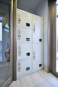 人気の宅配ＢＯＸです。不在時に荷物を受け取ることができます。