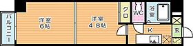 ヴァリーゴールド足立 302 ｜ 福岡県北九州市小倉北区足立１丁目2-3（賃貸マンション2K・3階・27.76㎡） その2