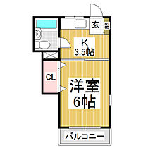 中央マンション  ｜ 長野県伊那市山寺（賃貸マンション1K・3階・21.24㎡） その2