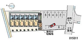 レオパレスいずみ 106 ｜ 愛媛県松山市和泉南3丁目13-6（賃貸アパート1K・1階・23.18㎡） その3