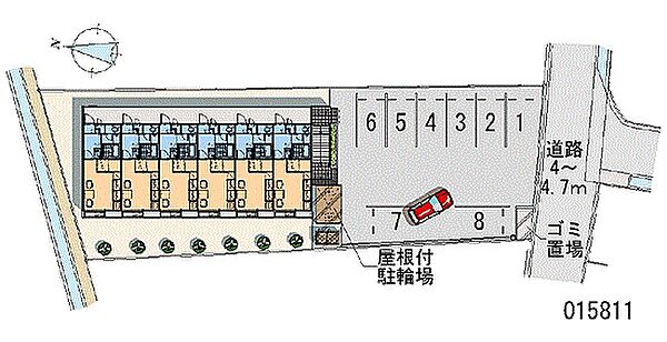 レオパレスいずみ 106｜愛媛県松山市和泉南3丁目(賃貸アパート1K・1階・23.18㎡)の写真 その2