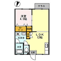 コーポ小谷ケ丘  ｜ 京都府福知山市字堀（賃貸アパート1LDK・1階・41.80㎡） その2