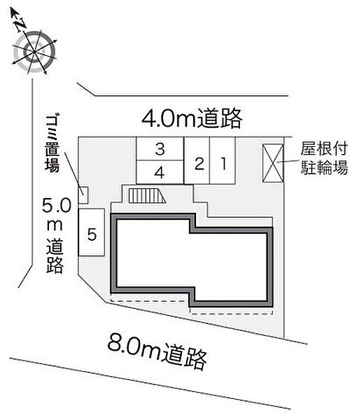 レオパレスフルール 2階 | 千葉県習志野市鷺沼 賃貸マンション 外観