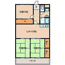 REステートビル 402 ｜ 福岡県久留米市東合川２丁目（賃貸マンション3LDK・4階・68.57㎡） その2