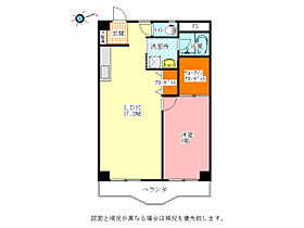 サンライズ大桑島 503 ｜ 徳島県鳴門市撫養町大桑島字濘岩浜19-27（賃貸マンション1LDK・5階・57.04㎡） その2