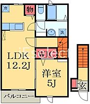 千葉県茂原市緑町（賃貸アパート1LDK・2階・46.54㎡） その2