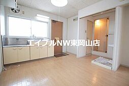 コーポラス高屋 2階2DKのリビング/ダイニング