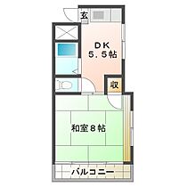 ハイツ南風Ｋ 306 ｜ 三重県津市藤方（賃貸マンション1DK・3階・30.15㎡） その2