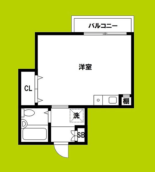 グラン・ピア京橋 ｜大阪府大阪市城東区野江２丁目(賃貸マンション1R・2階・19.51㎡)の写真 その2