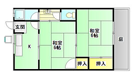 第二ゆうむら文化  ｜ 大阪府富田林市若松町４丁目（賃貸アパート2K・1階・33.33㎡） その2