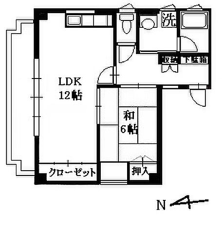 ホームズ でお部屋探し 中村ビル 3階 301 1ldk 賃料4 5万円 45 8 賃貸マンション住宅情報 物件番号 取扱い不動産会社 有限会社 絹川不動産