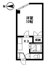 石川県金沢市出雲町イ（賃貸アパート1K・1階・25.06㎡） その2