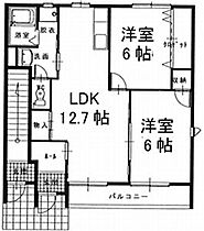 ミラノヴィレッジ　Ｂ棟 Ｂ－１０１号 ｜ 愛知県豊橋市飯村町字南池上（賃貸アパート2LDK・1階・57.11㎡） その2