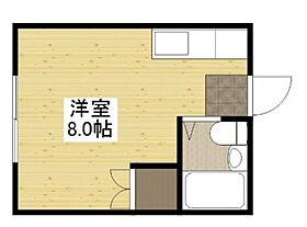 広島県福山市西深津町３丁目（賃貸アパート1R・2階・17.47㎡） その2