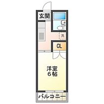 スカイ江戸橋 208 ｜ 三重県津市江戸橋2丁目（賃貸マンション1K・2階・22.77㎡） その2