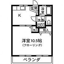 Kハイツ 203 ｜ 群馬県前橋市朝倉町２丁目4-15（賃貸アパート1K・2階・34.60㎡） その2