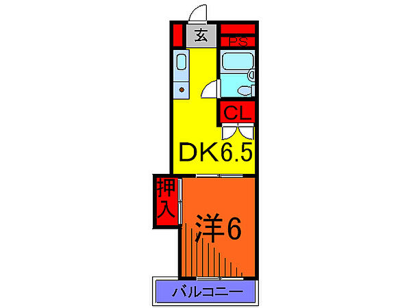 パロ金町 ｜東京都葛飾区金町５丁目(賃貸マンション1DK・1階・25.70㎡)の写真 その2
