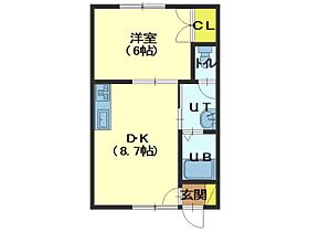 グランベリー川原 212 ｜ 北海道函館市川原町17-12（賃貸アパート1DK・2階・33.06㎡） その2