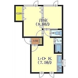トレジャーコート美原 2階