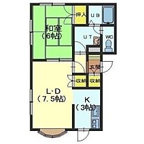 SKハウスIII 201 ｜ 北海道函館市日吉町２丁目30-23（賃貸アパート1LDK・2階・36.96㎡） その2