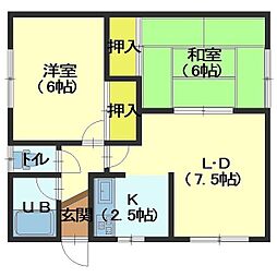 本通1丁目アパート 2階