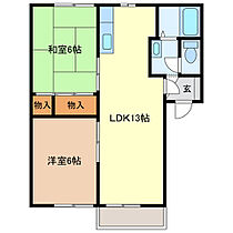 ハイムK1・K2  ｜ 三重県津市一身田町（賃貸アパート2LDK・2階・51.69㎡） その2